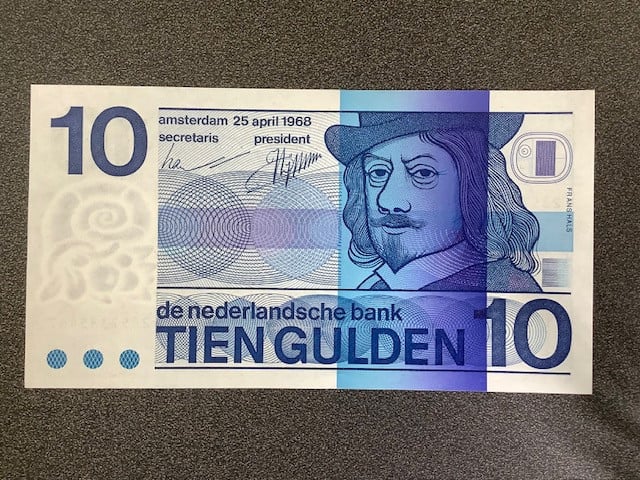 Nederland 10 gulden 1968 “Frans Hals” UNC.