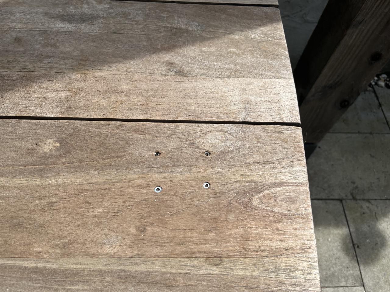 Teak houten tuintafel