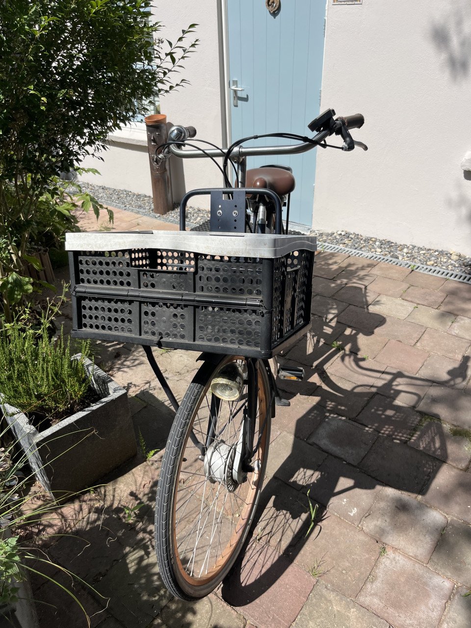 Elektrische transport cortina fiets dames