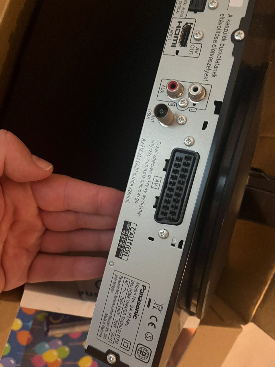 Panasonic SC PT580 home cinema set