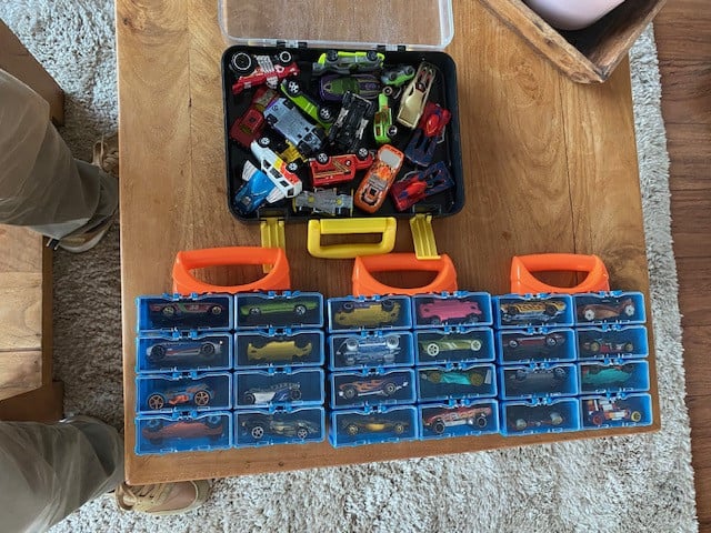Veel hotwheels speelgoed