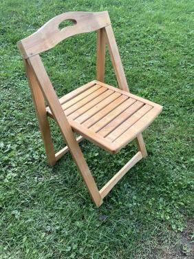 Houten klapstoel