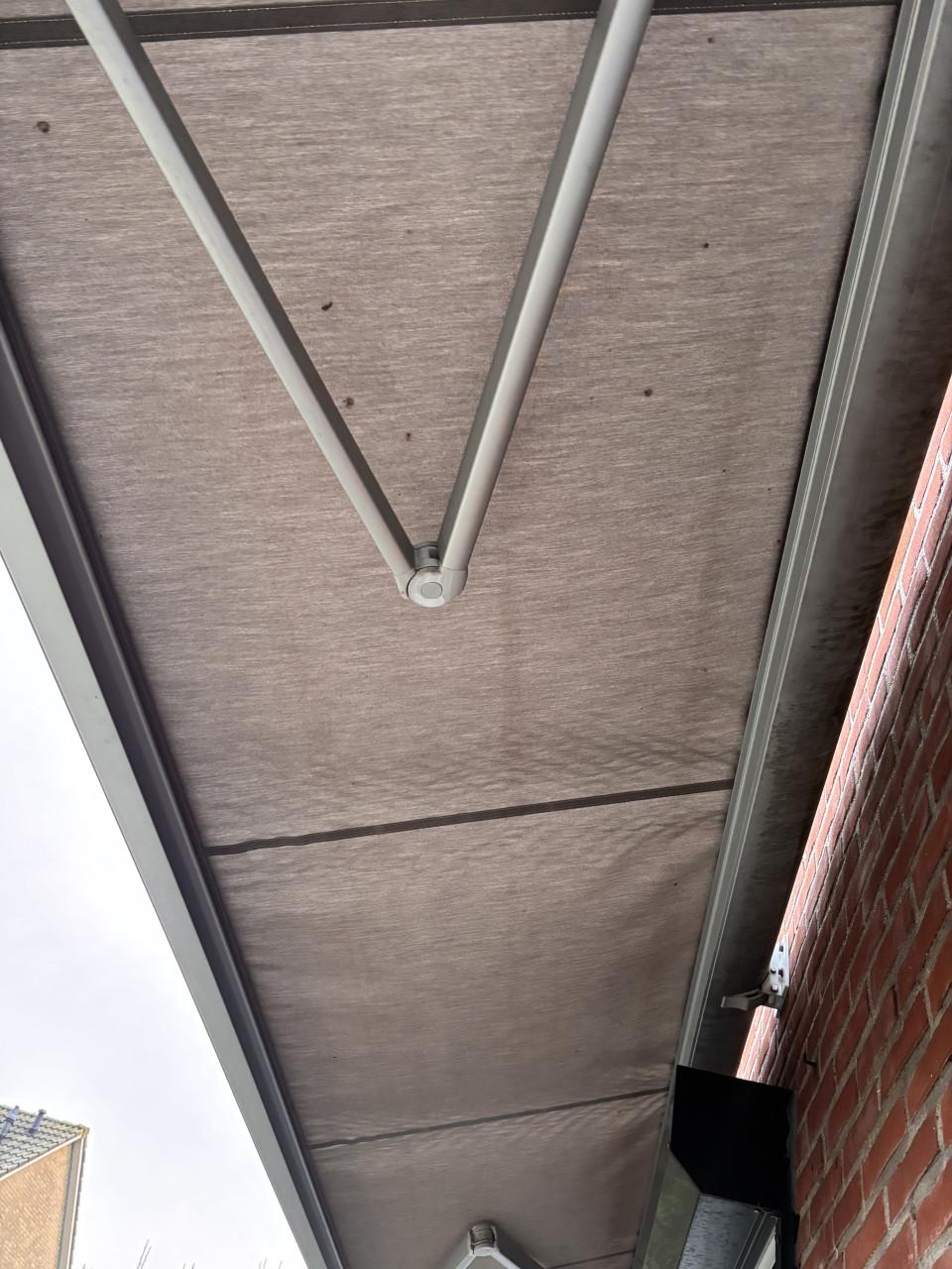 Knikscherm zonnescherm