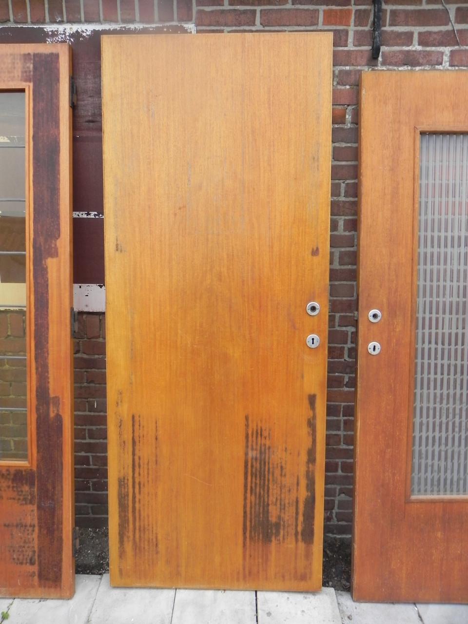 Te koop : drie antieke hardhouten binnendeuren