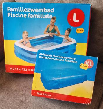 Zwembad met zeil nieuw GRATIS