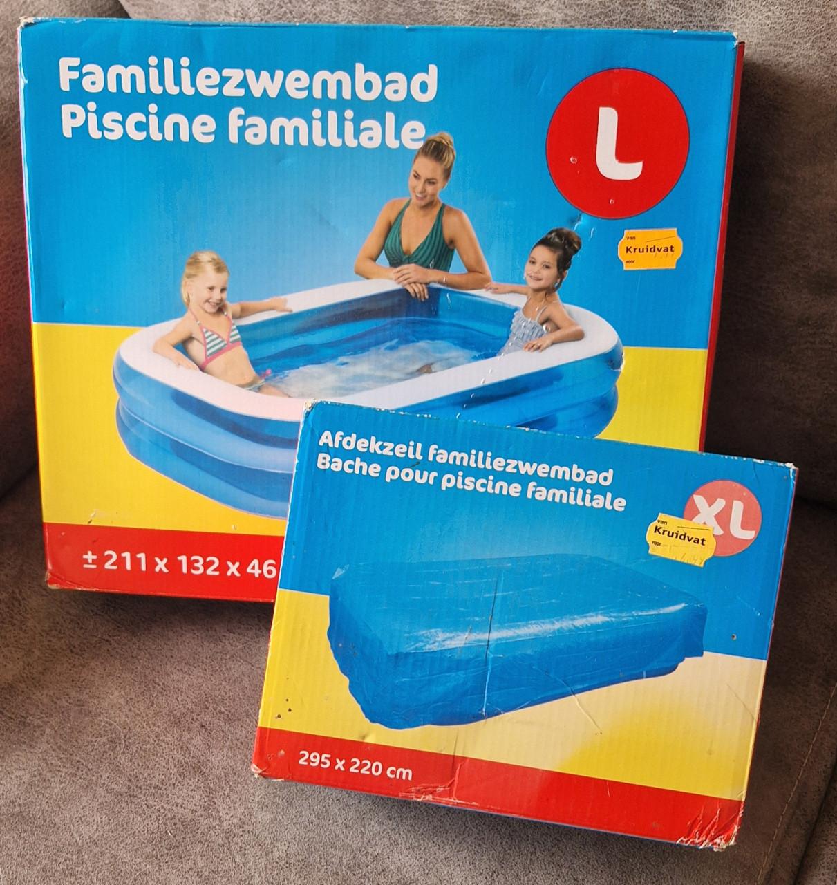 Zwembad met zeil nieuw GRATIS