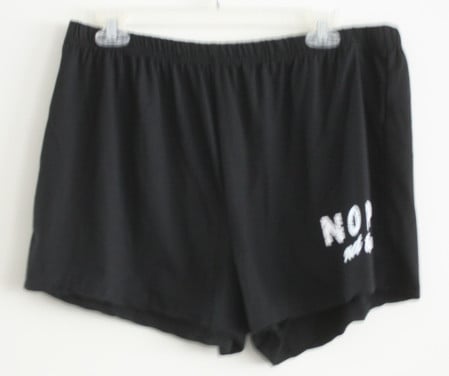 Zwarte korte broek short  maat xxl