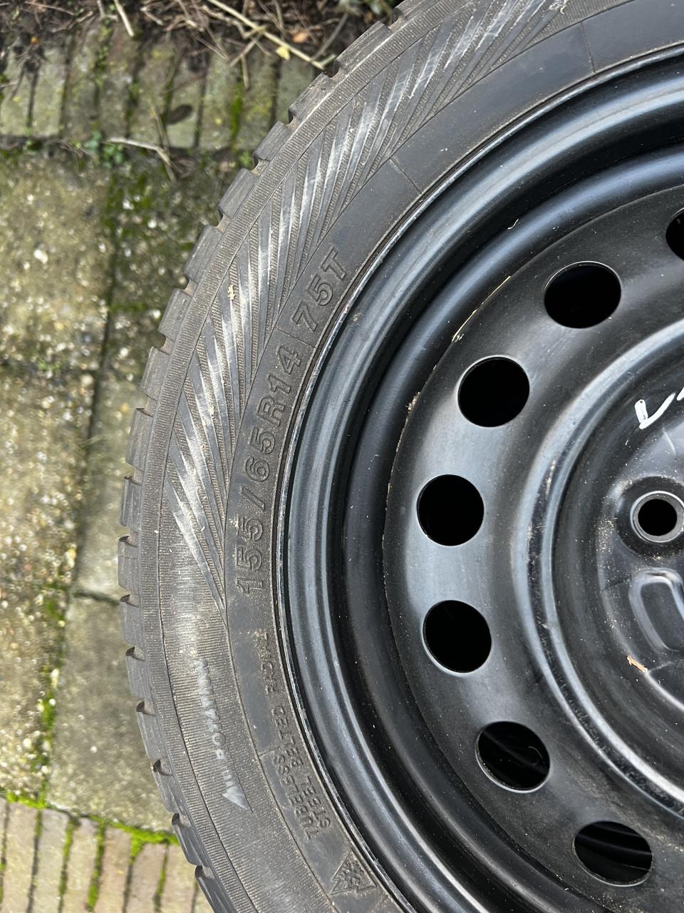 Velgen met winterbanden