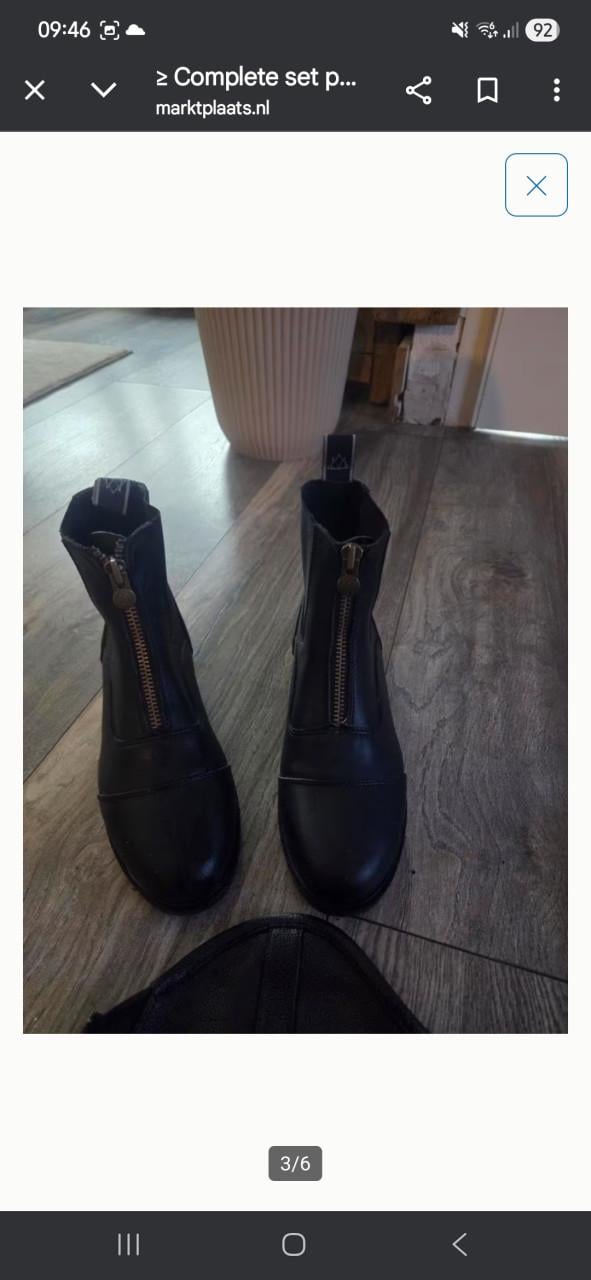 Complete set paardrijkleding nieuw