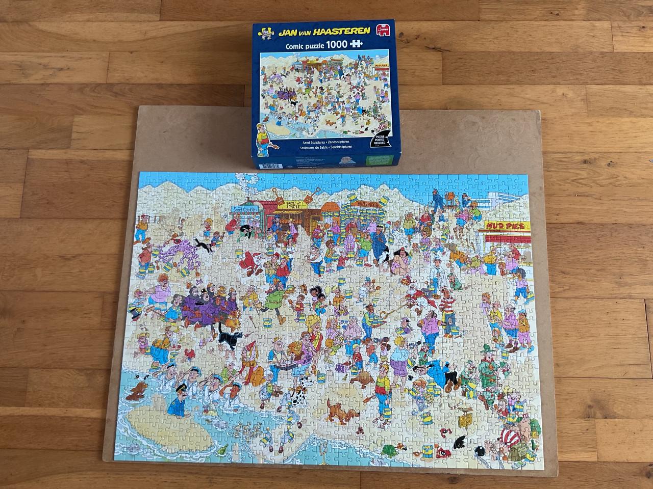 Jan van Haasteren puzzel 1000 stukjes Zandsculpturen