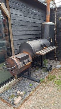 El Fuego Kiona houtskoolgrill, off-set en verticale smoker