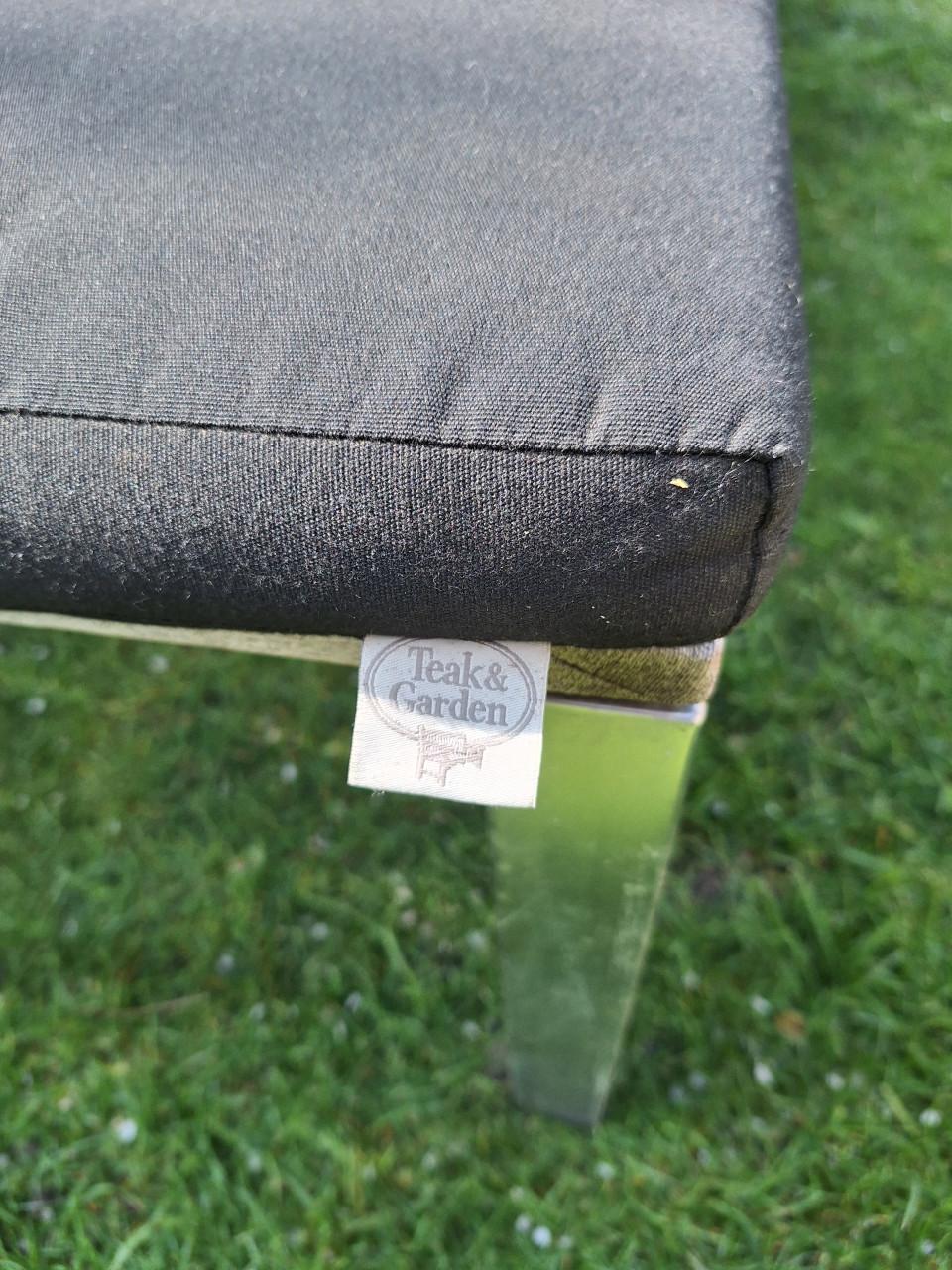 Teakhouten en rvs tuinset van TEAK &GARDEN