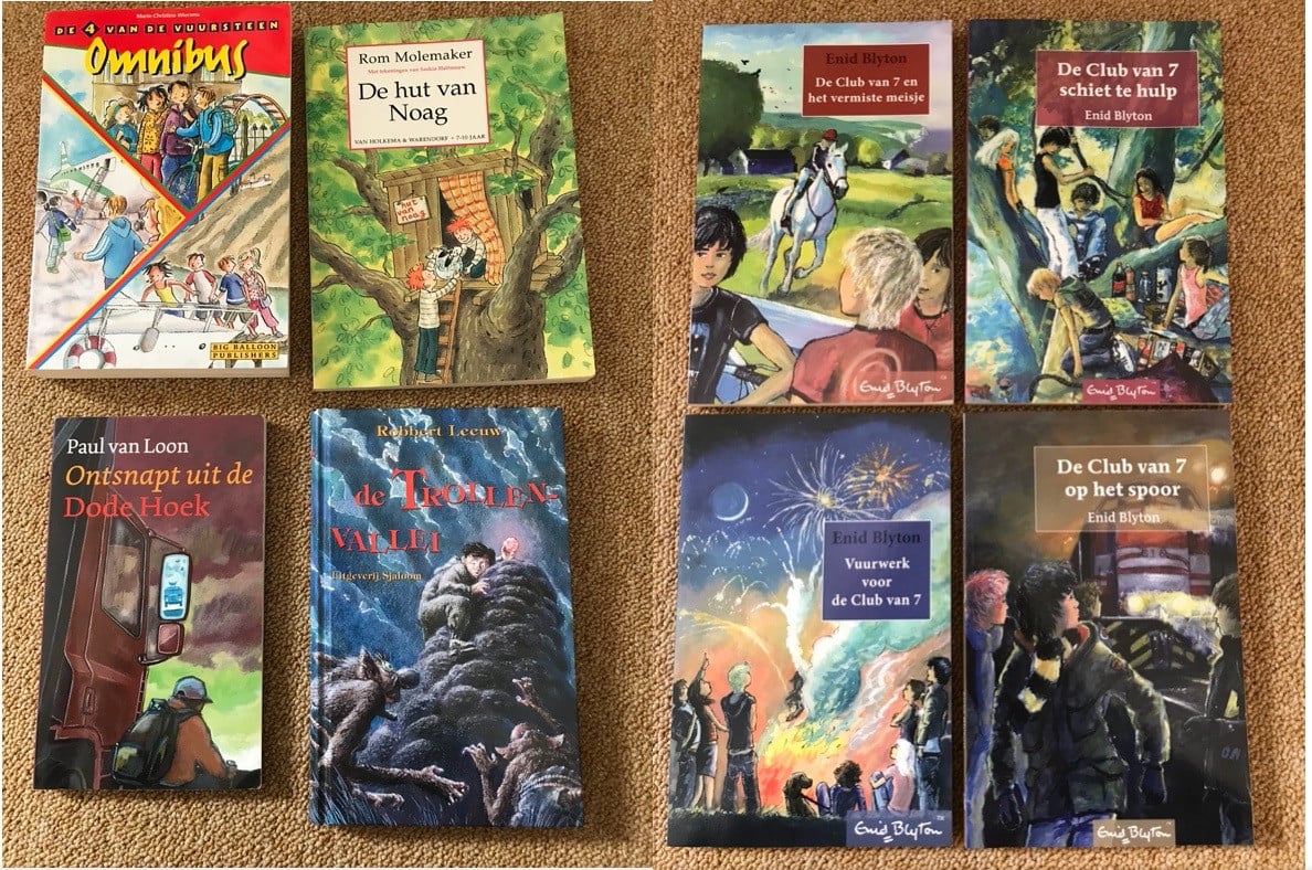 Kinderboeken €1,50 pst.
