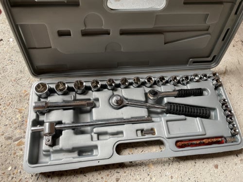 Gereedschap 2 koffers dopsleutels