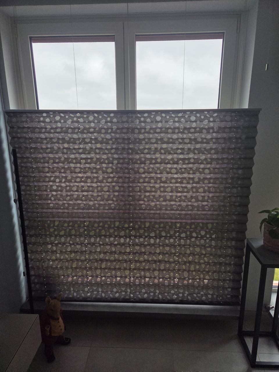 Plisségordijnen 3 stuks