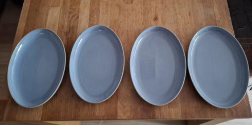 Vier seveerschalen Royal van Kempen & Begeer Dusty Blue