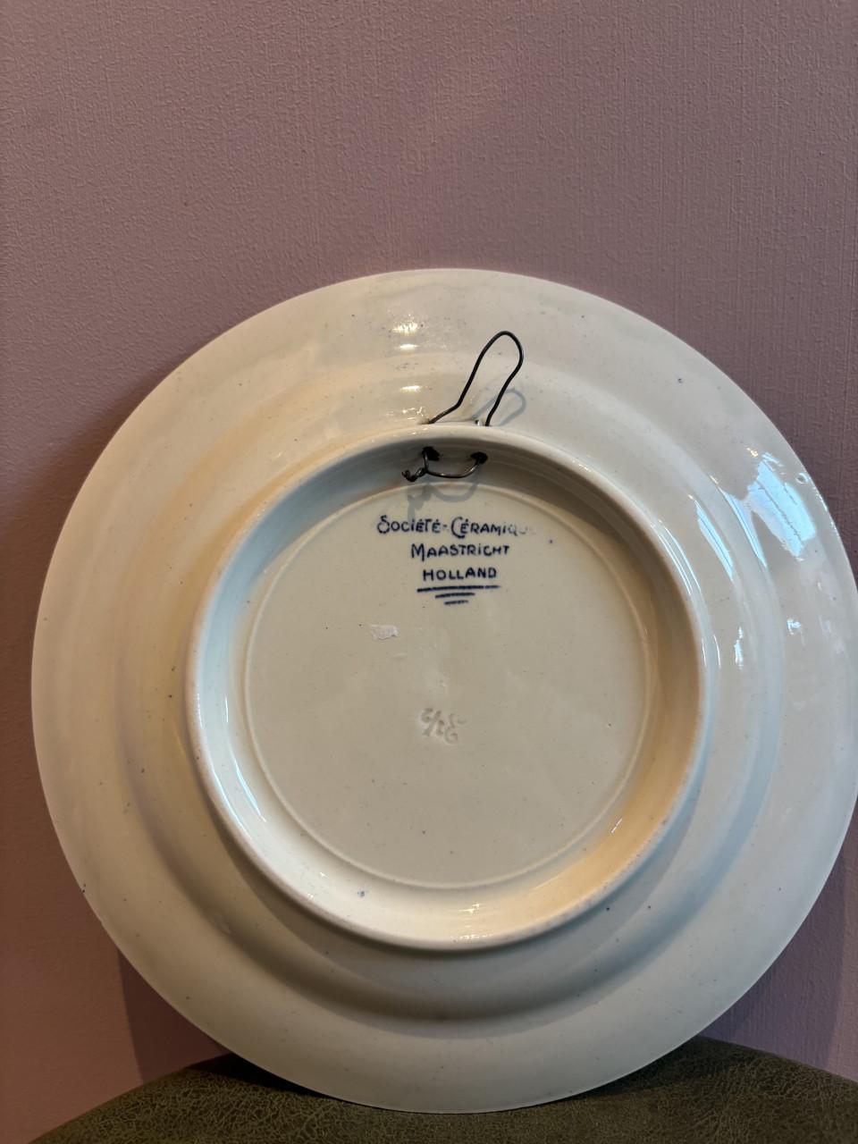 Wandbord Herrijzend Nederland - Société Ceramique