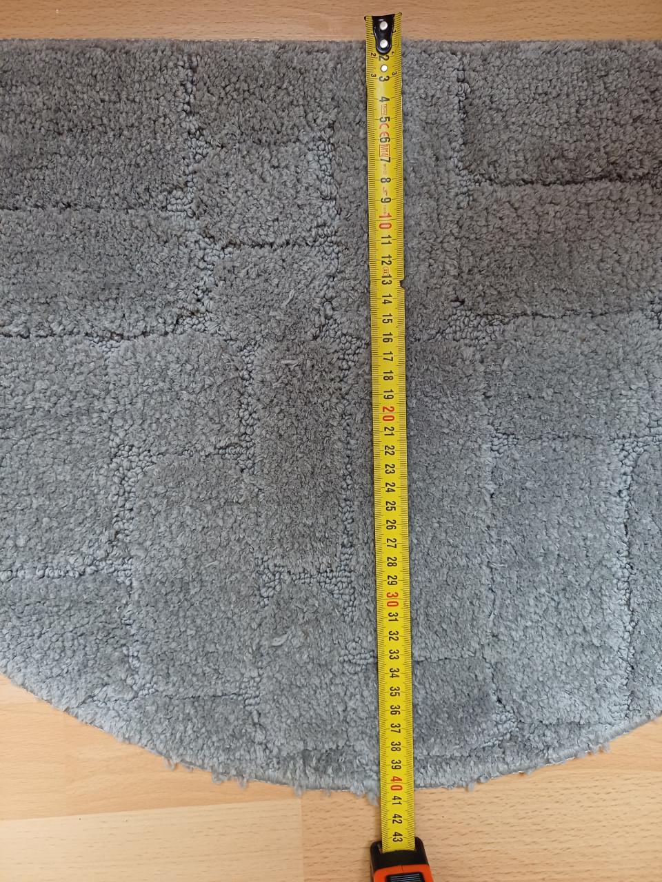 Grijze bad/deur/toilet MAT, zacht en absorberend + Geurstokjes CEDRE