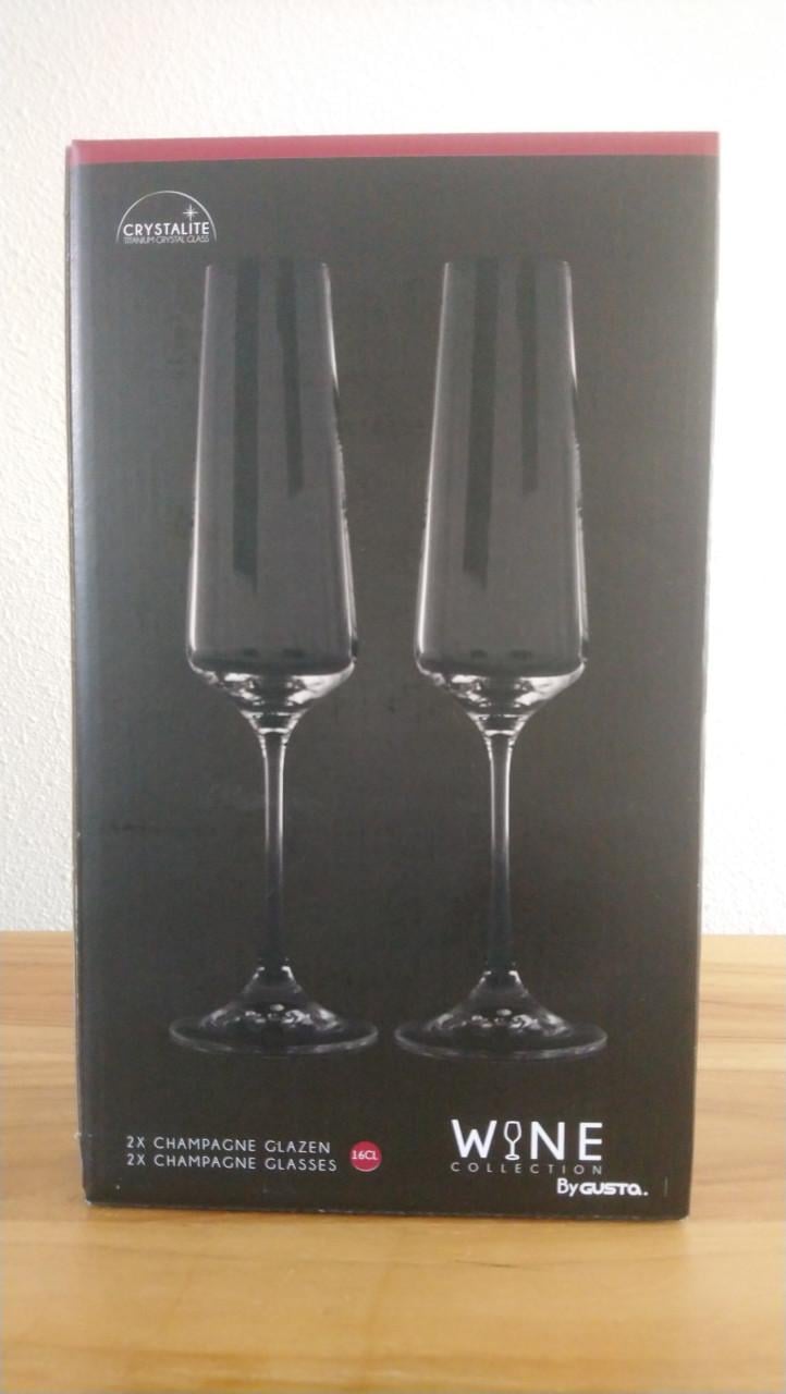 By Gusta set champagneglazen - NIEUW