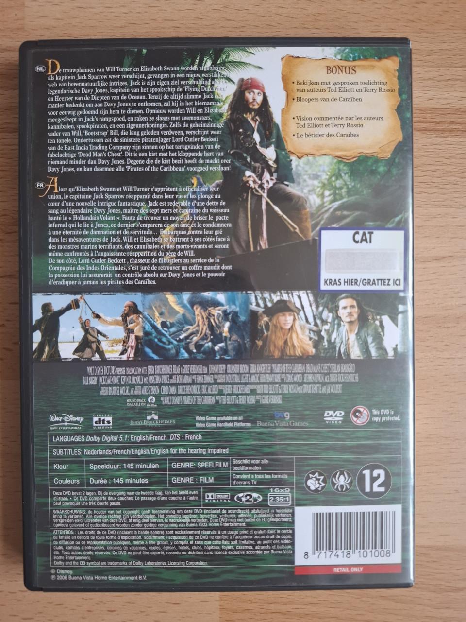 Triologie Pirates of the Caribbean (DVD)