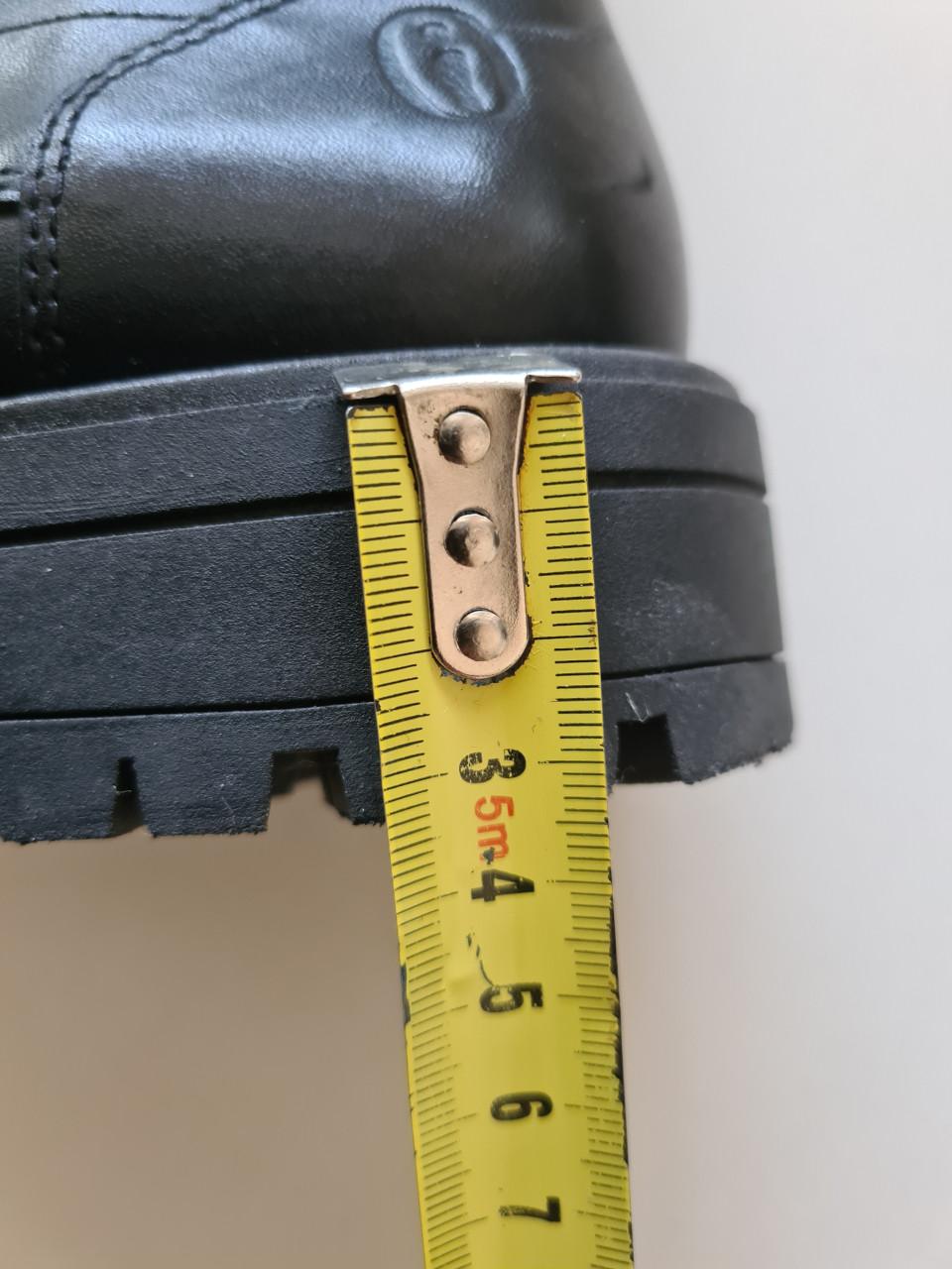Nieuwe, Shoesme zwarte leren boots / enkel laarsjes Maat 36