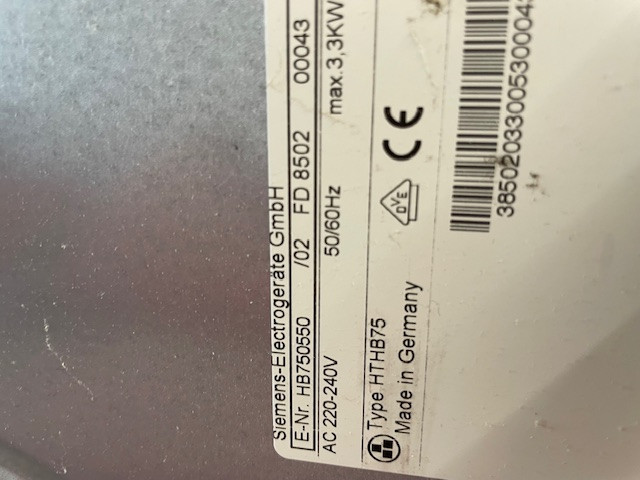 Siemens Oven en Warmhoudlade