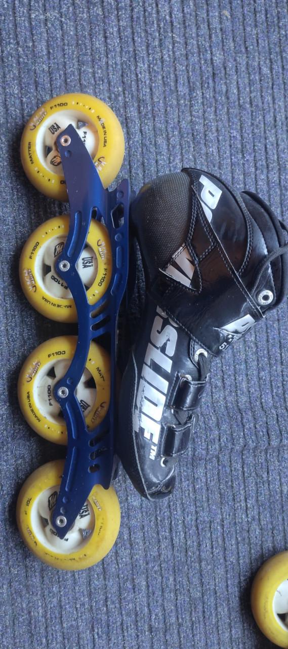 Skeelers in line skates