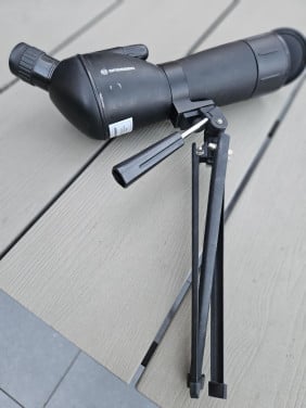 Zgan krachtige Bresser Zoom 20X-60X60 spotting scope incl statief....