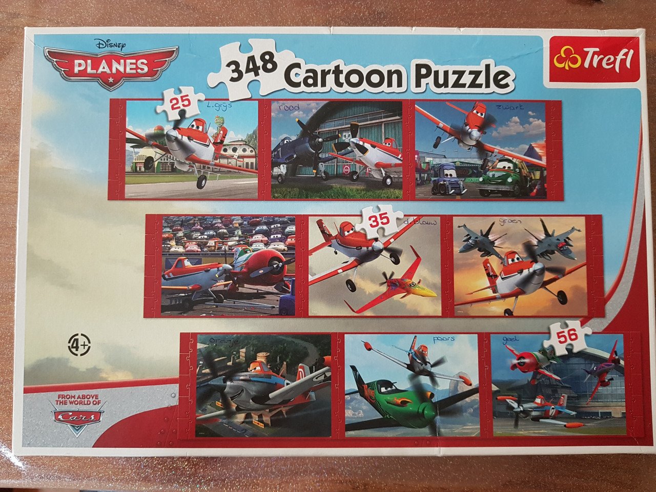 Diverse Cars en Planes puzzels € 1 per stuk