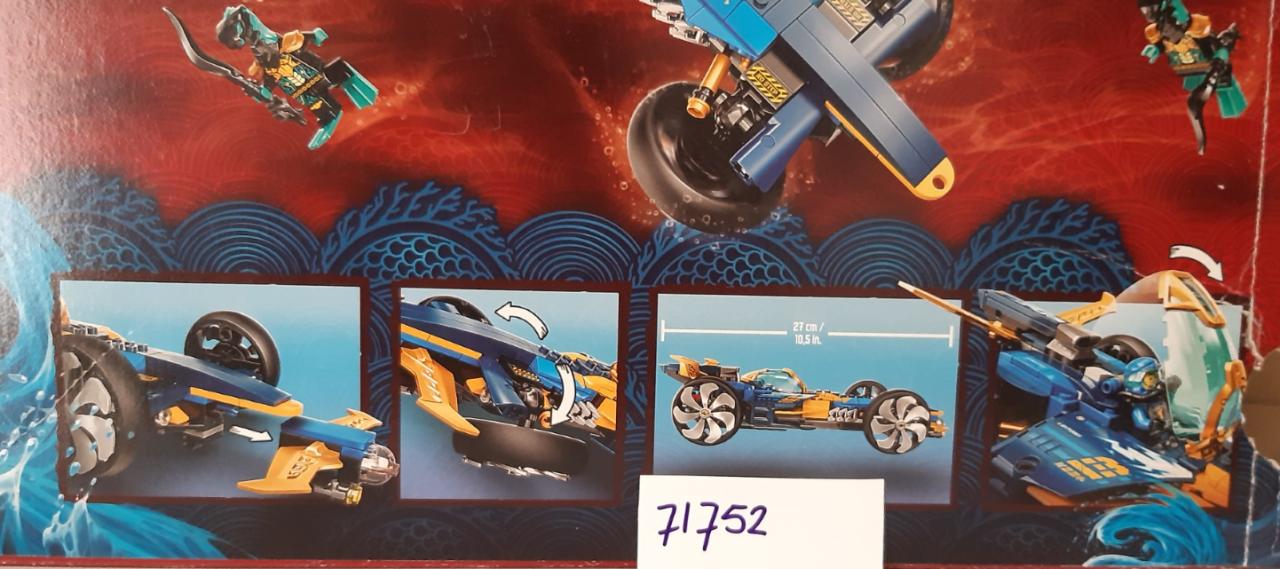 LEGO NINJAGO  71752: Ninja Sub-speeder + 4 minifiguren