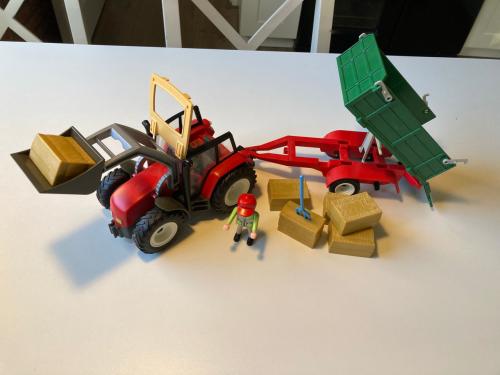 Playmobil tractor met kar 4496