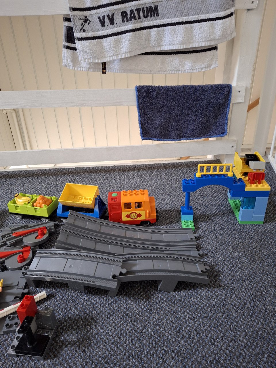 Duplo   trein met toe behoren
