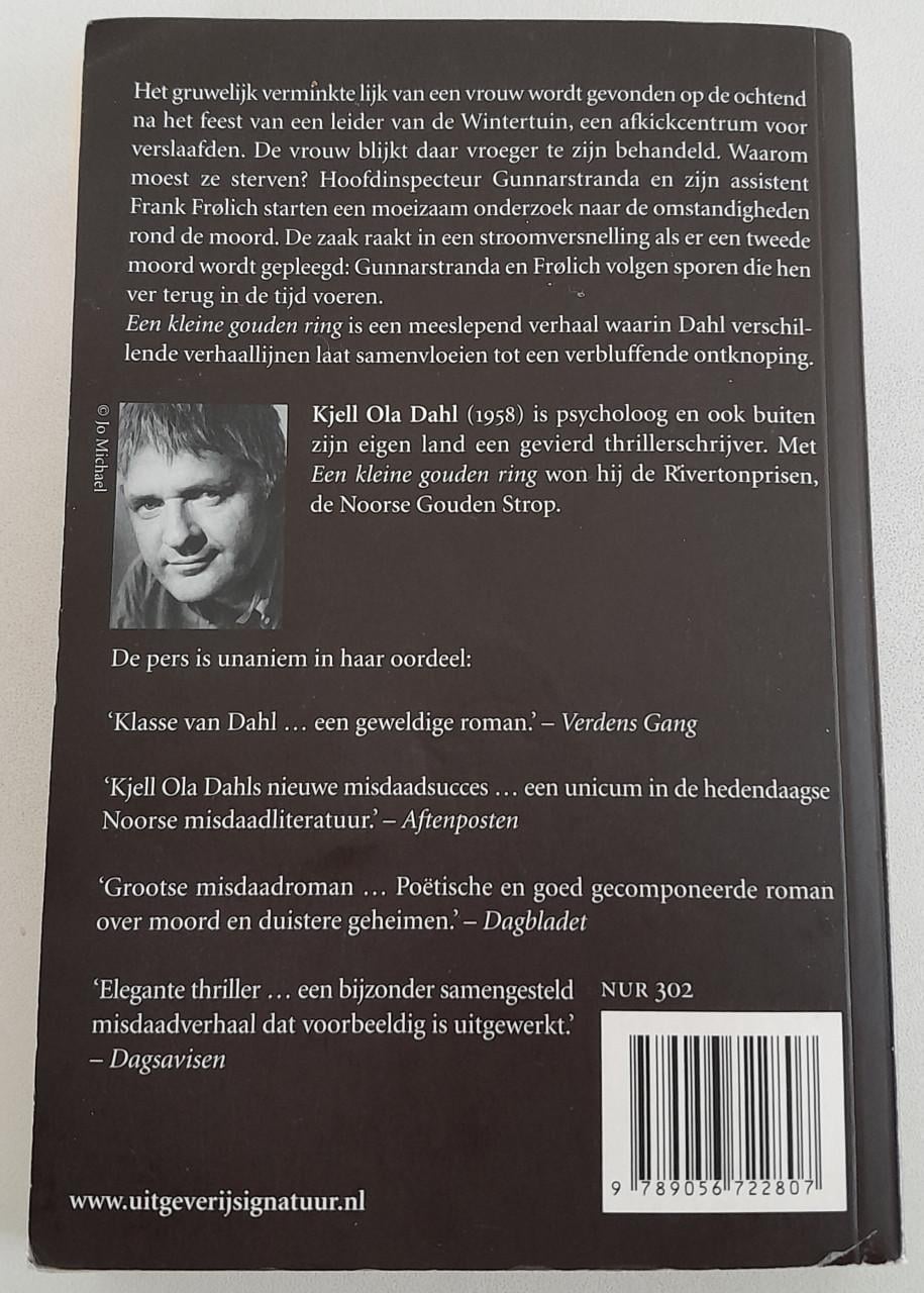 Kjell Ola Dahl - Een kleine gouden ring.