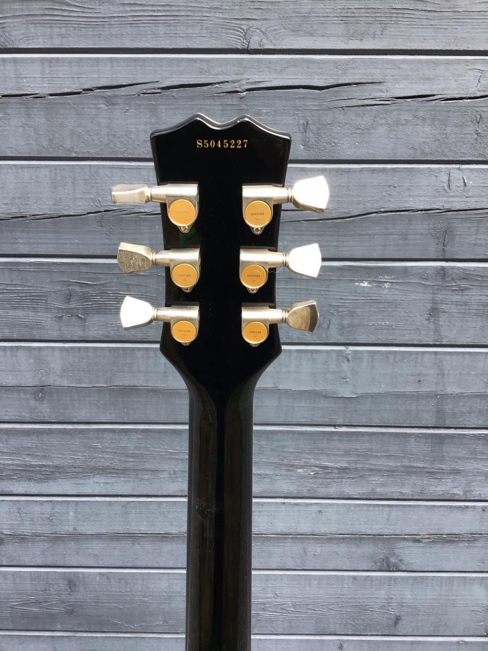 Gitaar linkshandige archtop Samick HF650