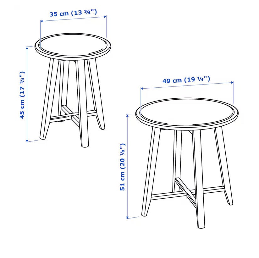 Leuke bijzettafels van ikea