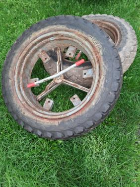 Dubbele lucht banden tractor
