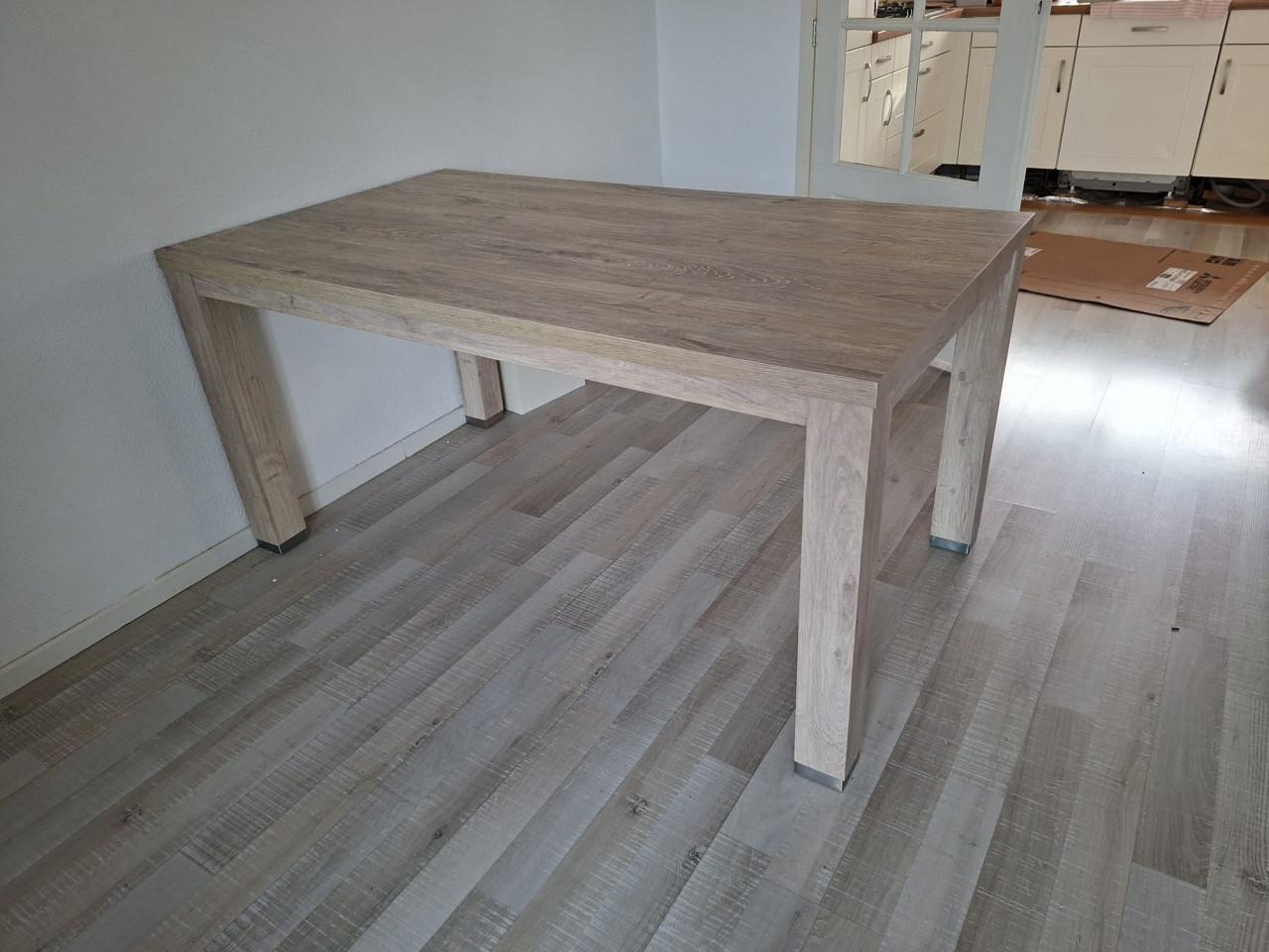 Tafel 90 x160 cm houtlook