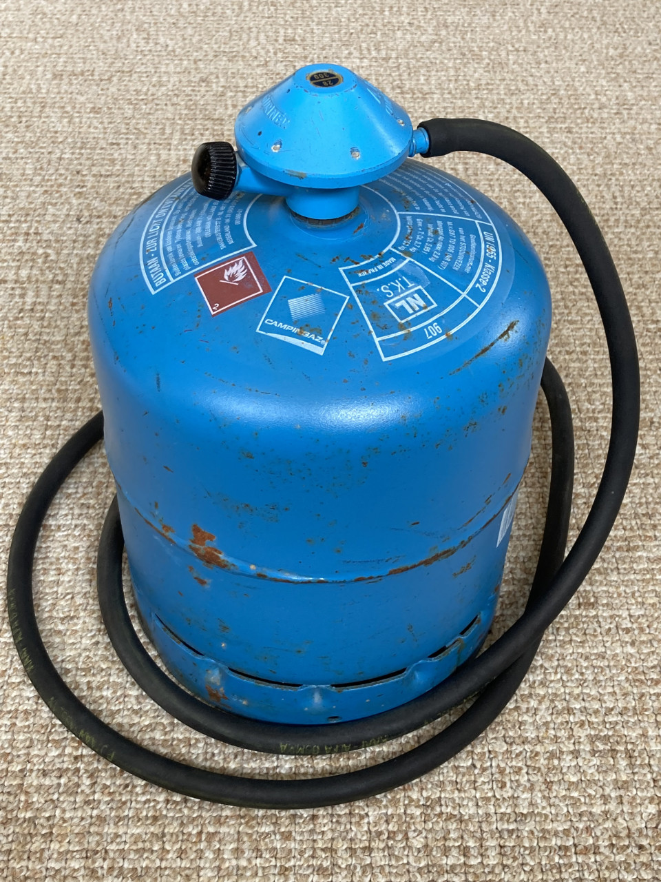 Gasfles met drukregelaar Campingaz