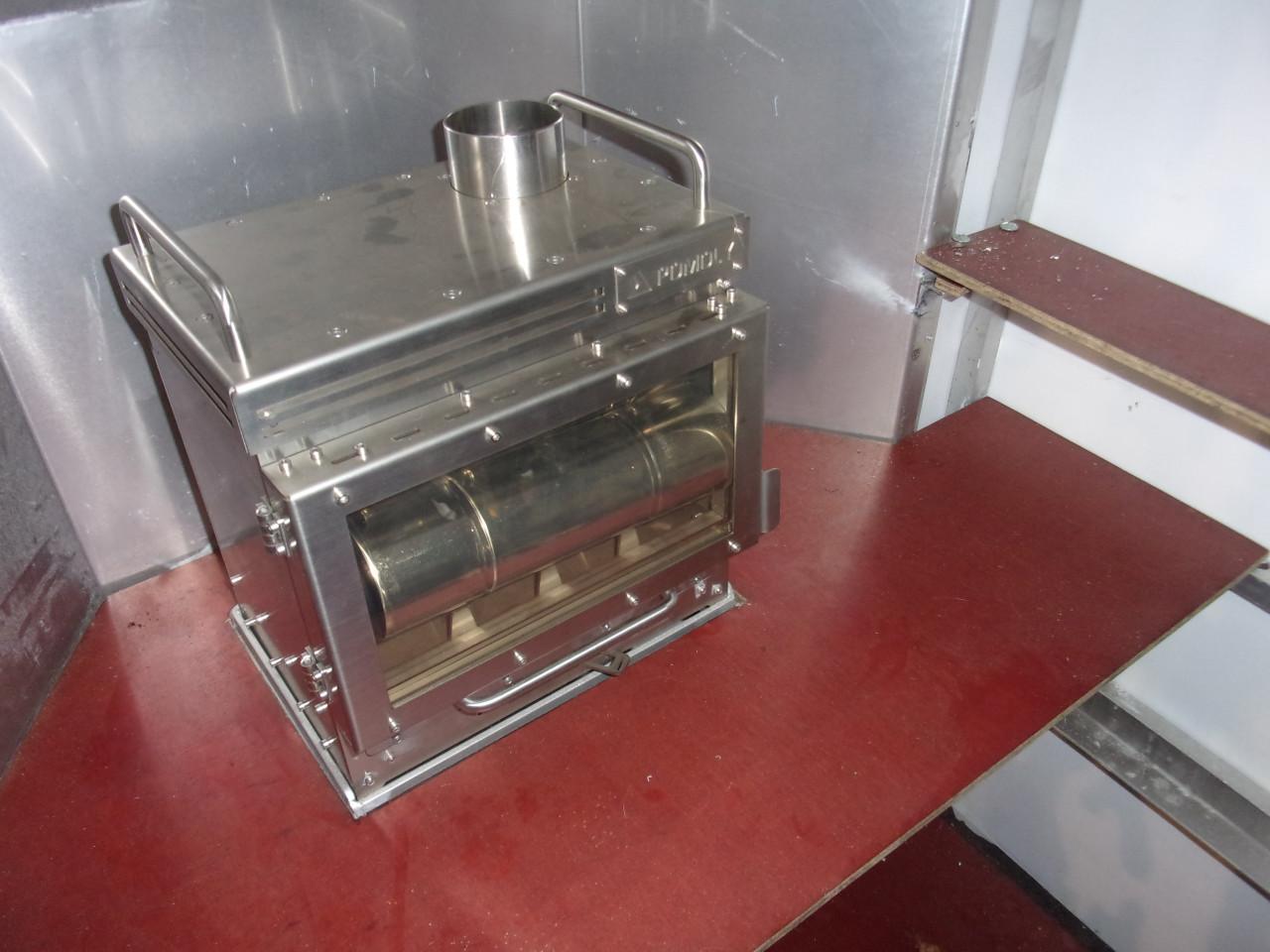 Fietscaravan met aluminium frame