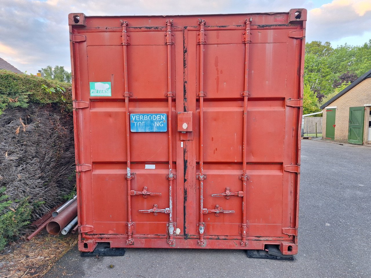 Container 20ft, zeecontainer, opslagcontainer, berging