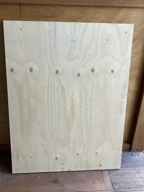 Stevige houten plank