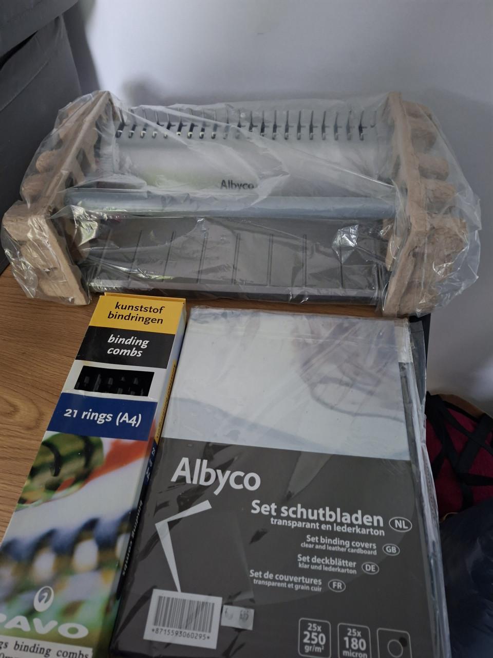 Nieuw Albyco inbindmachine