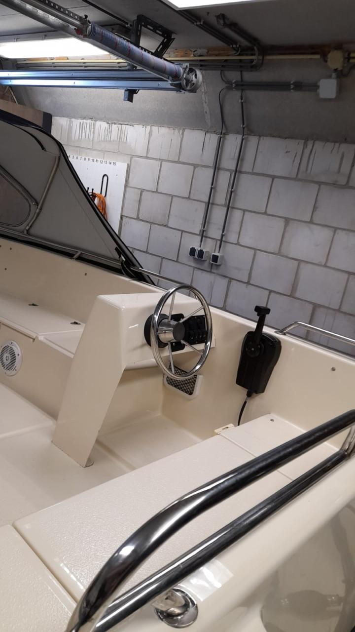 PL-Sylas polyester consoleboot compleet met motor, trailer & accessoires