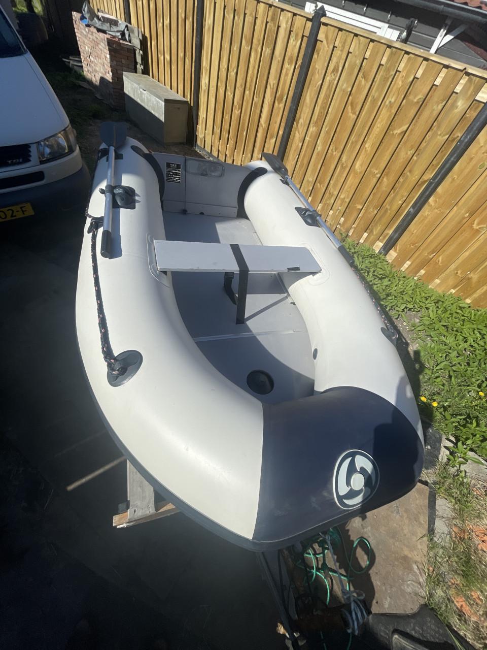 Rubberboot YAM 265 op trailer, Suzuki 6pk+tank, vaarklaar!