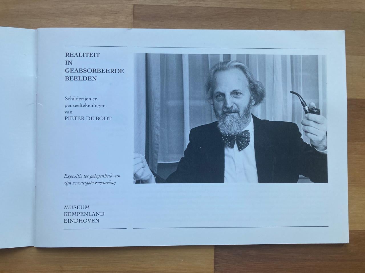 Catalogus tentoonstelling Pieter de Bodt, Eindhoven 1987
