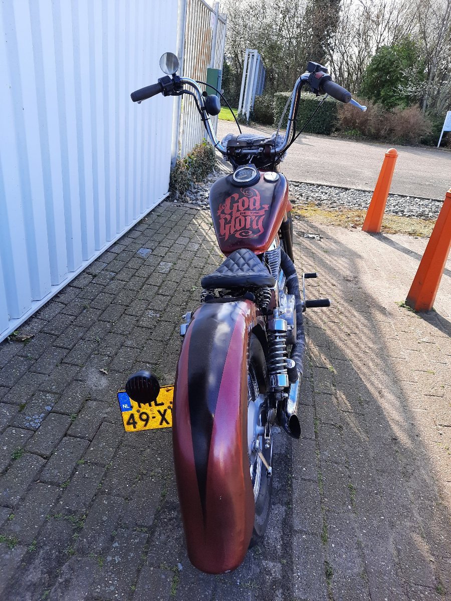 Suzuki LS650 bobber