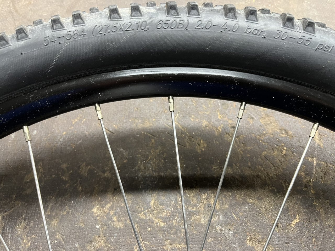 Voor en achterwiel  CUBE mountainbike