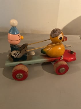 Vintage houten speelgoed