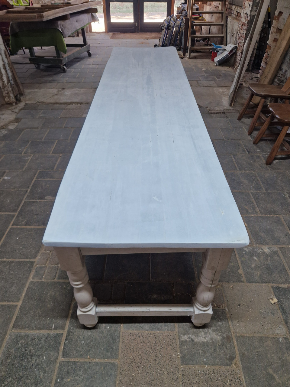300 cm lange brocante tafel