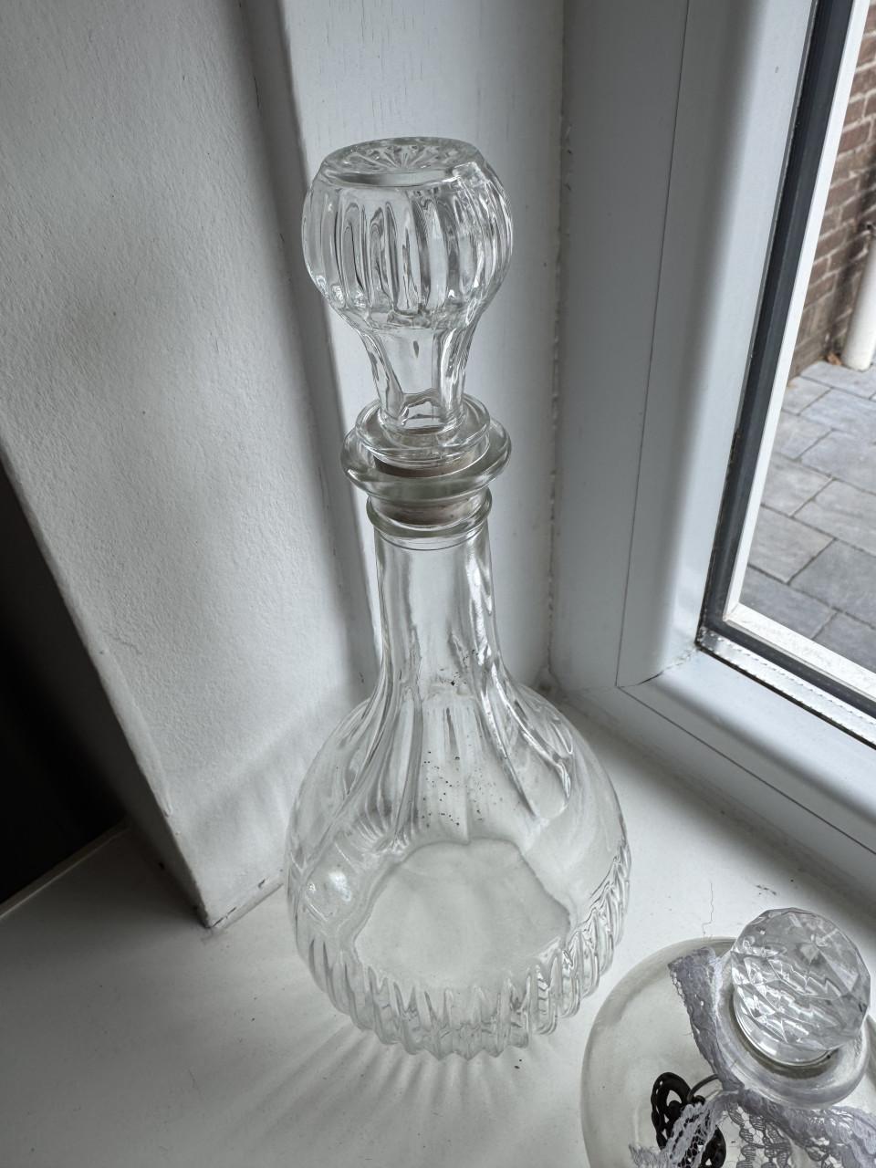 Glazen potjes en vaasjes deco